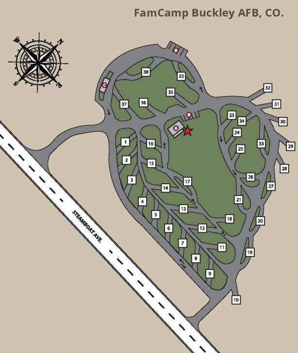 Buckley AFB Base Map