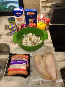 Cajun Jambalaya Pasta Ingredients