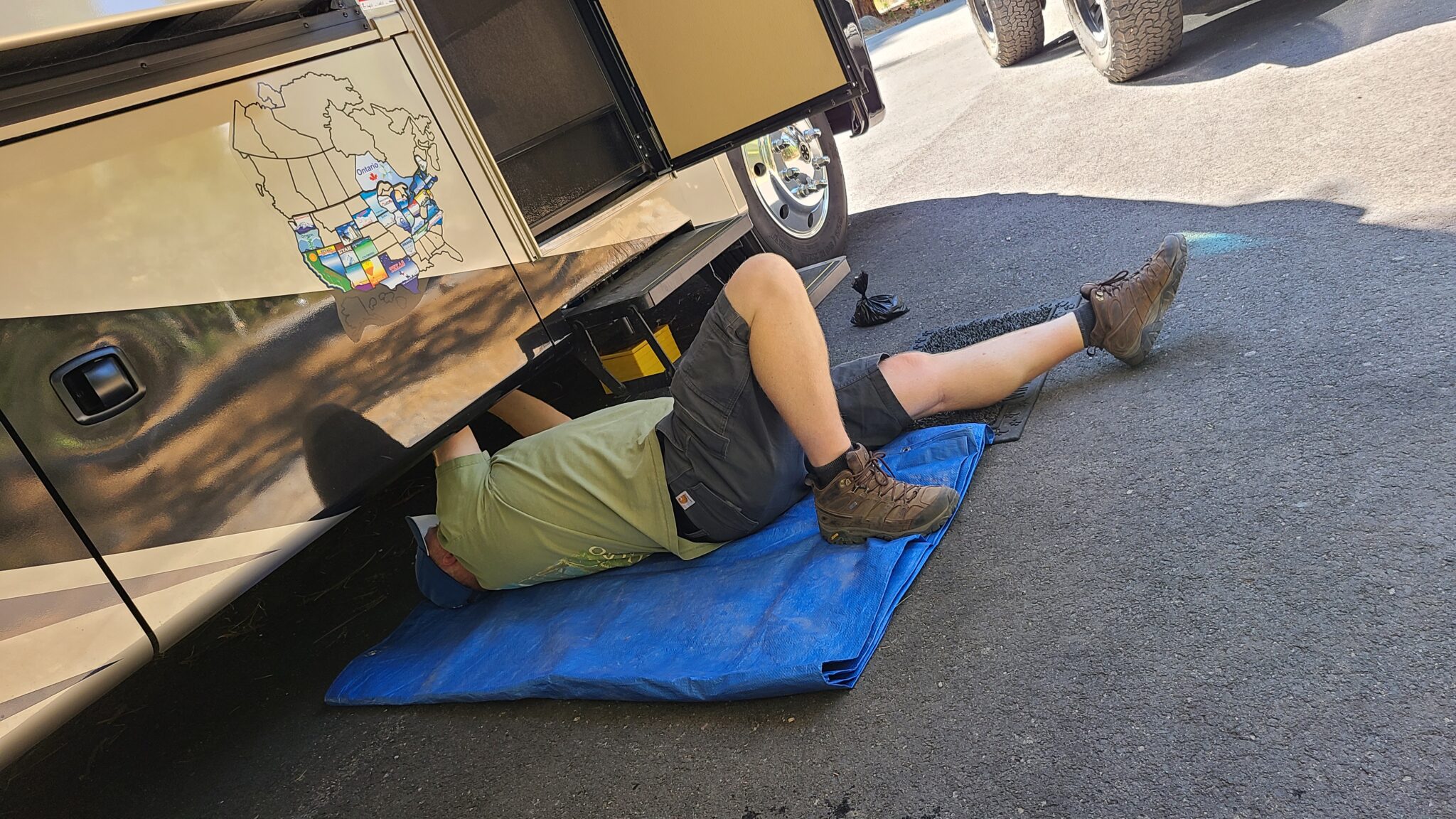 Repairing RV Manufacturers Shoddy Work Step Repair