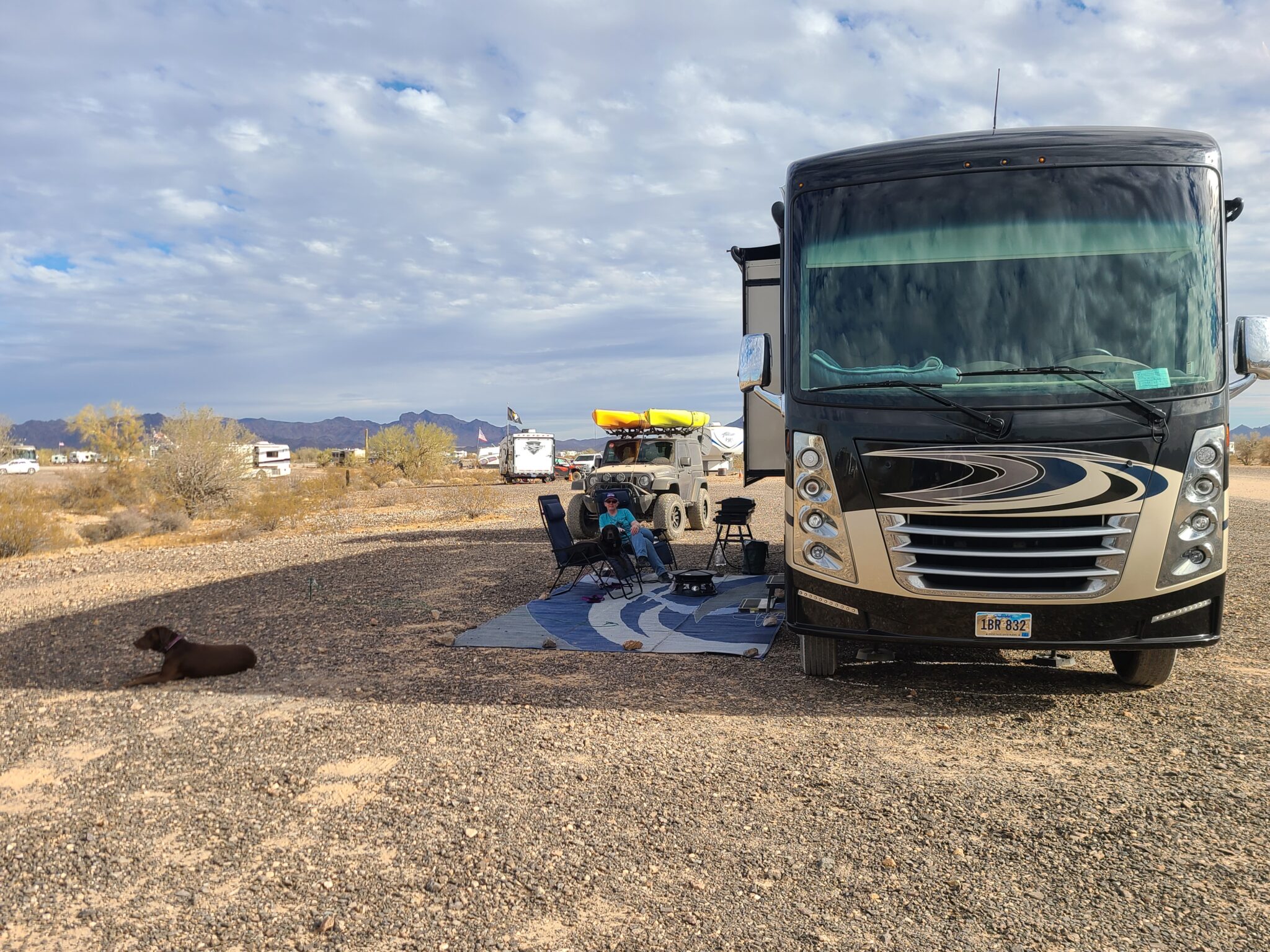 Boondocking BLM La Posa LTVA – Quartzsite Arizona