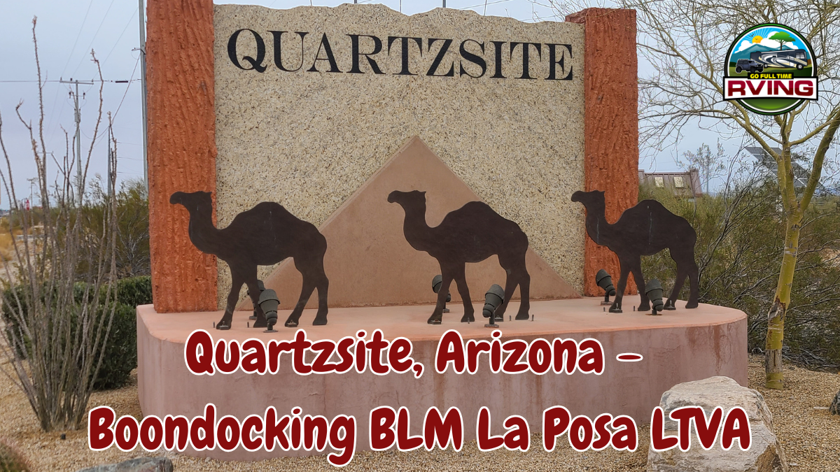 Quartzsite, Arizona - Boondocking BLM La Posa LTVA