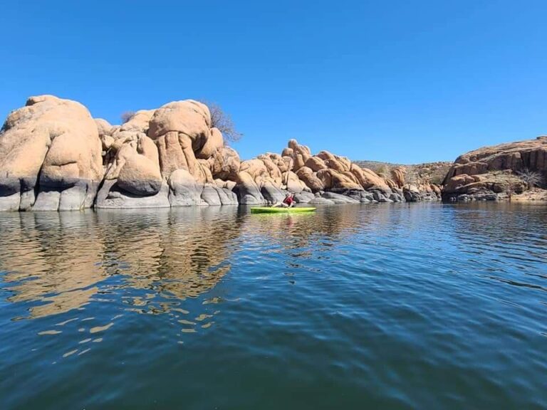 Kayaking Watson Lake Prescott, Arizona