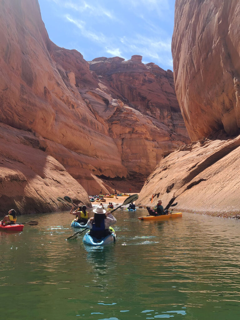 Kayaking and Hiking Antelope Canyon