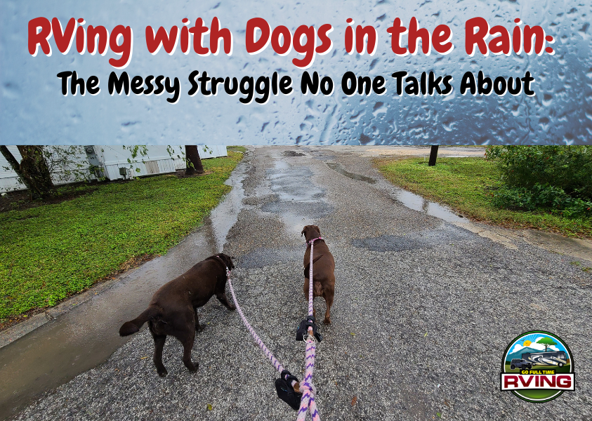 RVing with Dogs in the Rain