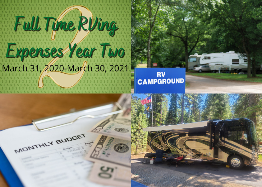Full Time RVing Expenses Year Two