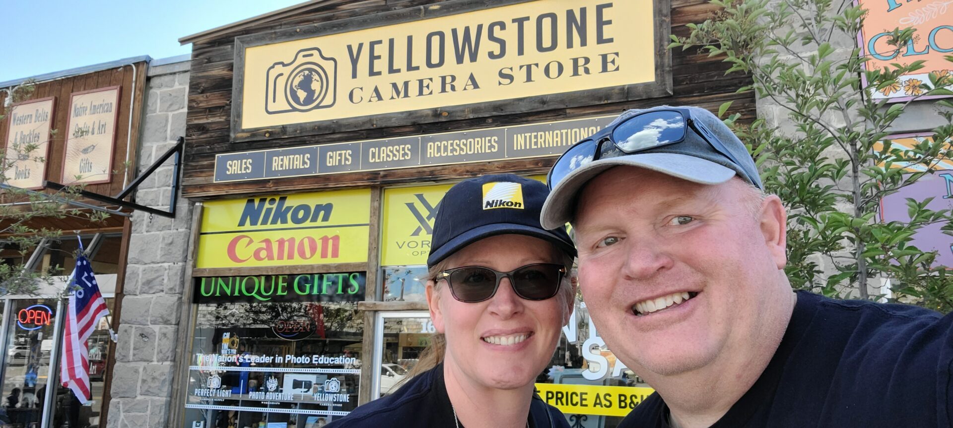 Workamping Yellowstone Camera Store