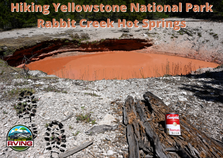 Hiking Yellowstone National Park Rabbit Highland Hot Springs