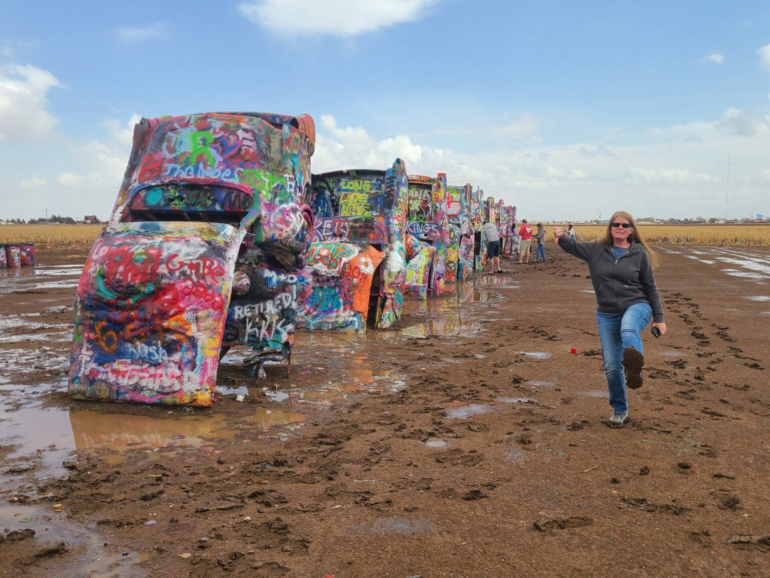 Visiting Cadillac Ranch Go FullTime RVing