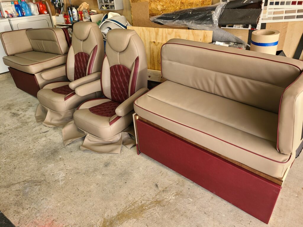 RV Furniture Reupholstered