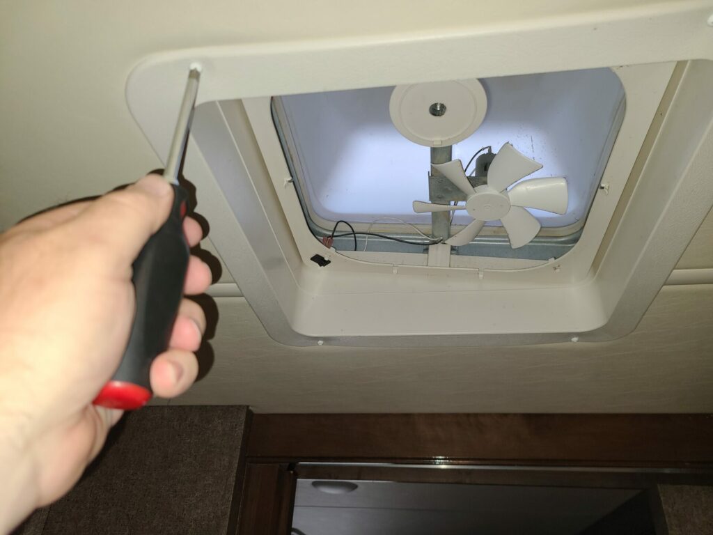 RV Vent Fan Replacement