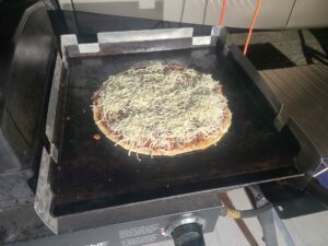 Pizza on the Blackstone Griddle