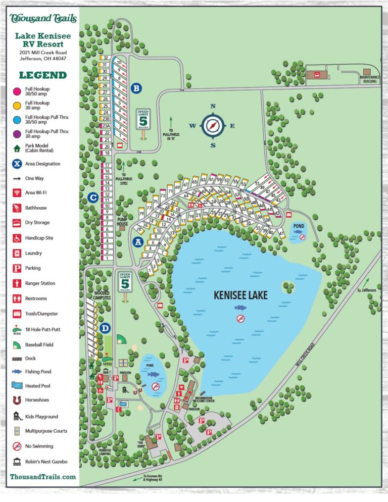 Kenisee Lake RV Campground (Thousand Trails) – Jefferson, Ohio