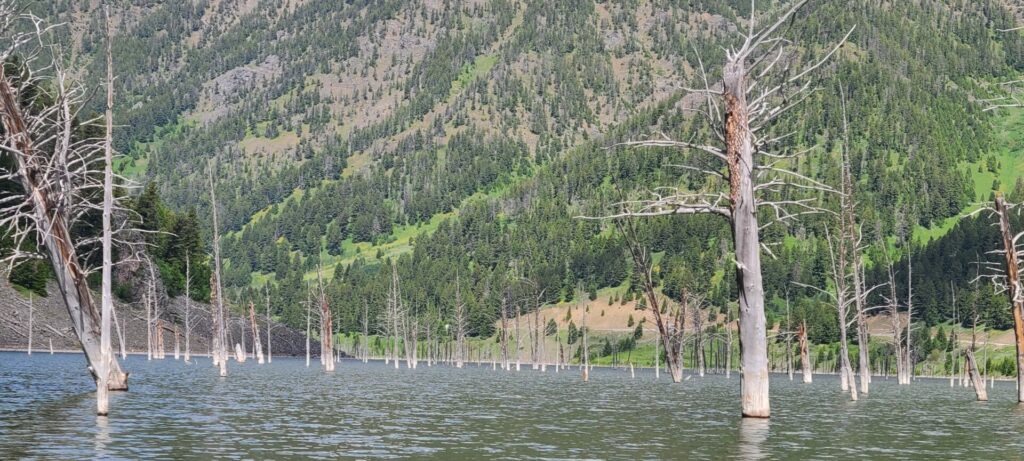 Kayaking Quake Lake