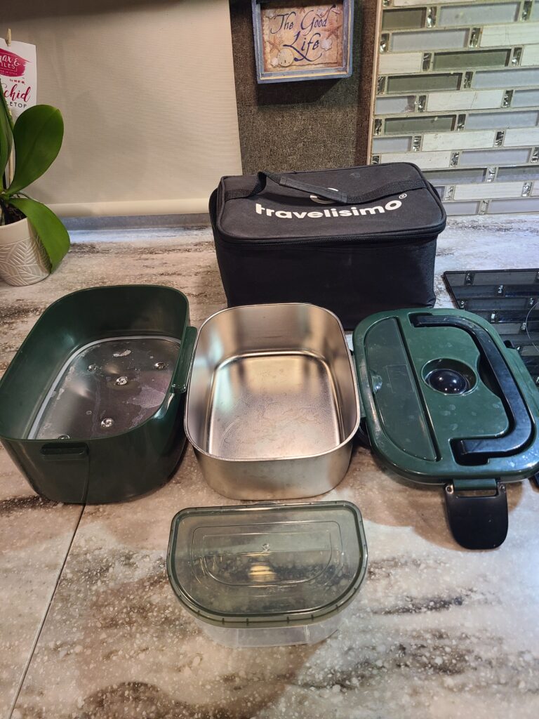 TRAVELISIMO Heated Lunch Box