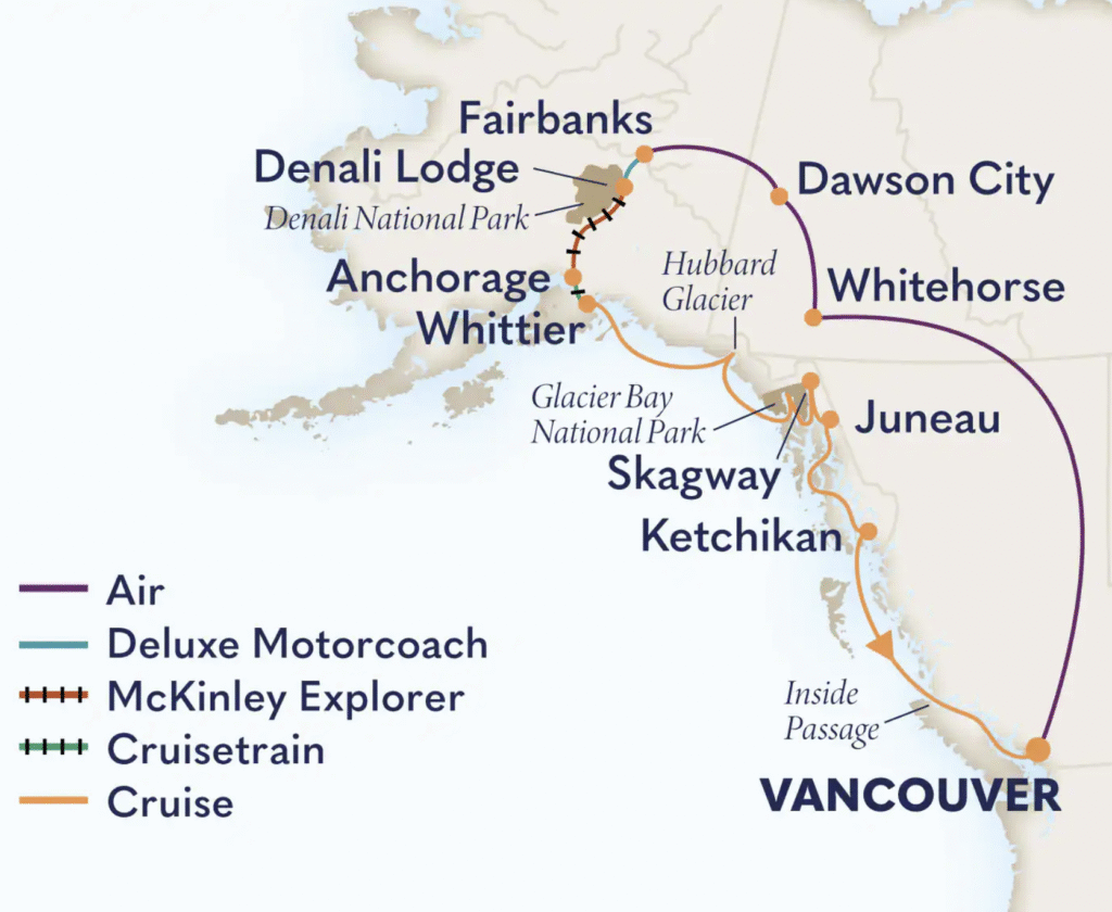 Alaska & Yukon CruiseTour