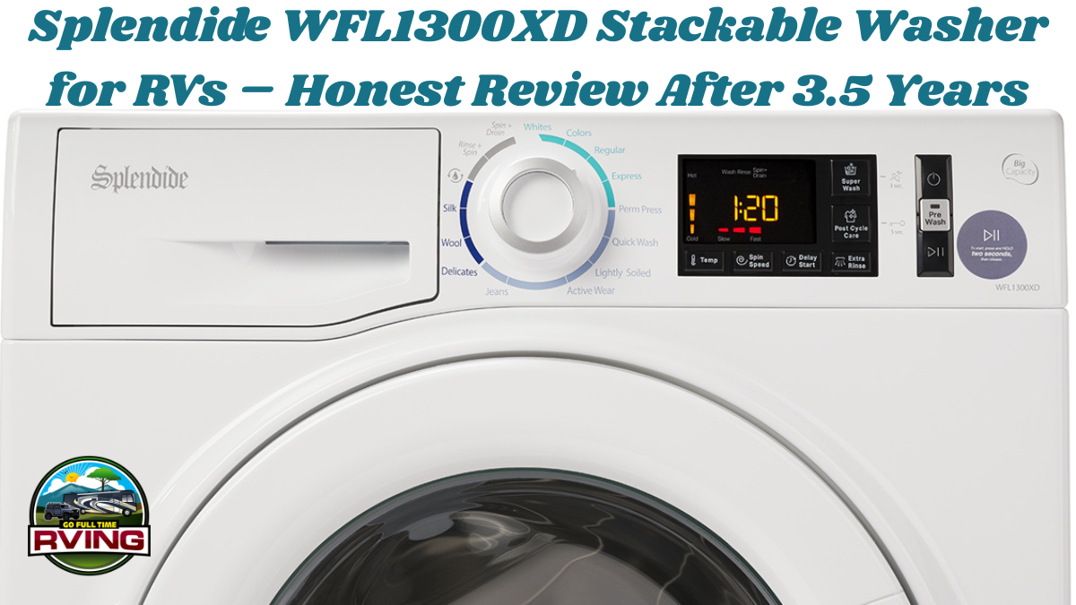 Splendide WFL1300XD Stackable Washer for RVs