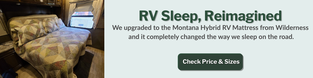 Montana Hybrid RV Mattress Banner