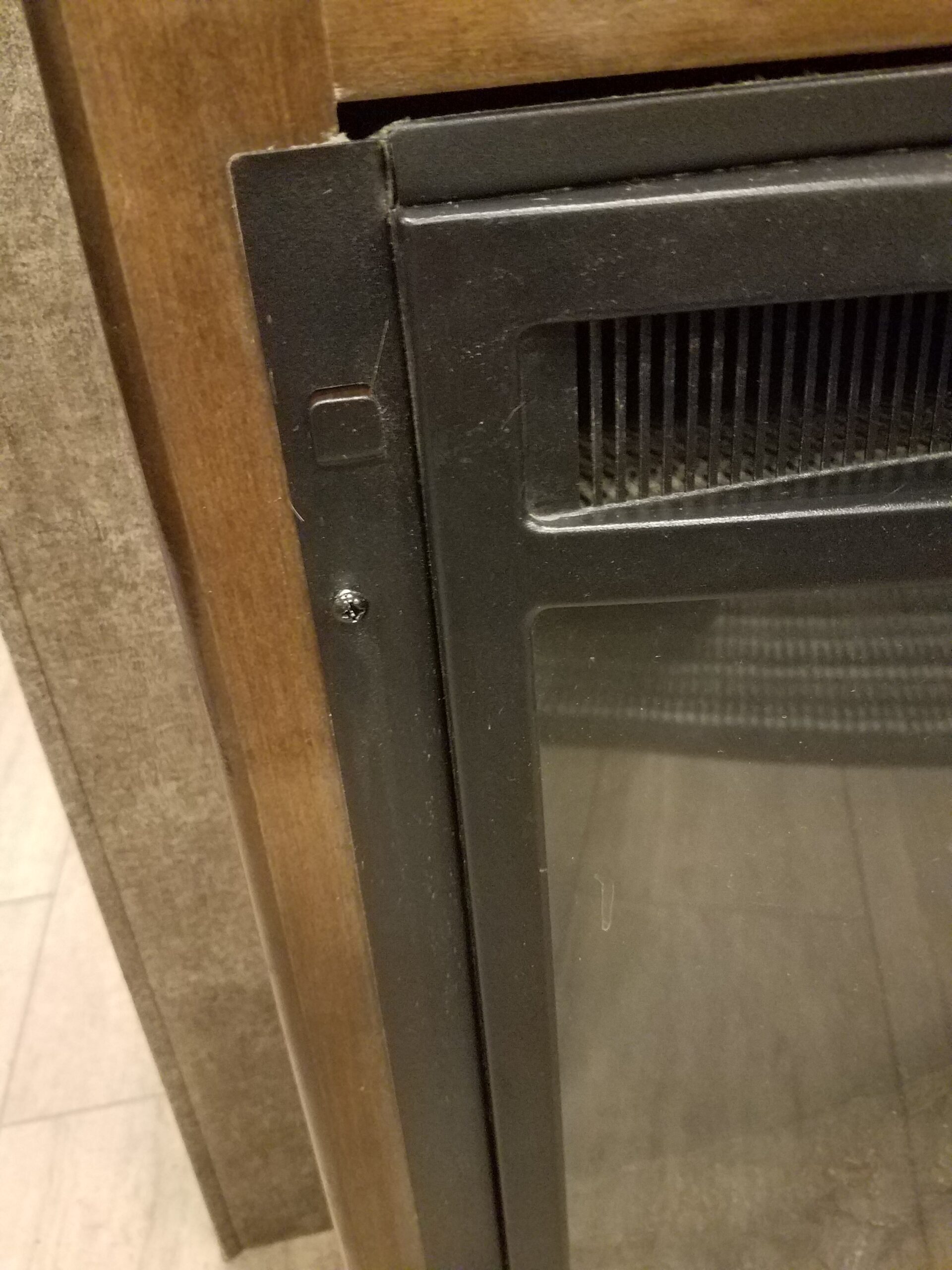 Unscrew the Fireplace and Slide It Out