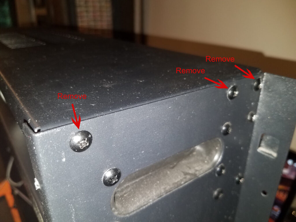 Step 8 Remove Screws to get to blower