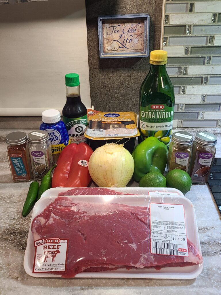 Blackstone Steak Fajitas Recipe