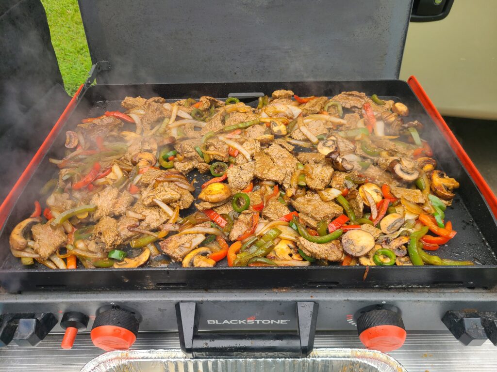 Blackstone Steak Fajitas Recipe