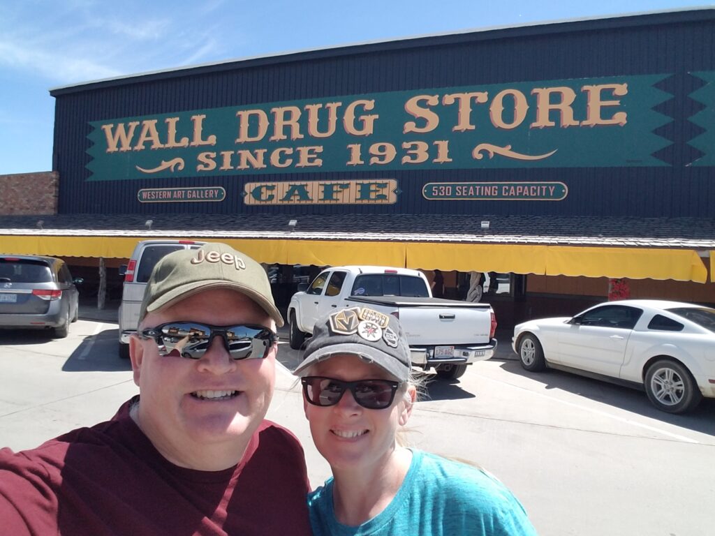 Rob & Lisa at Wall Drug