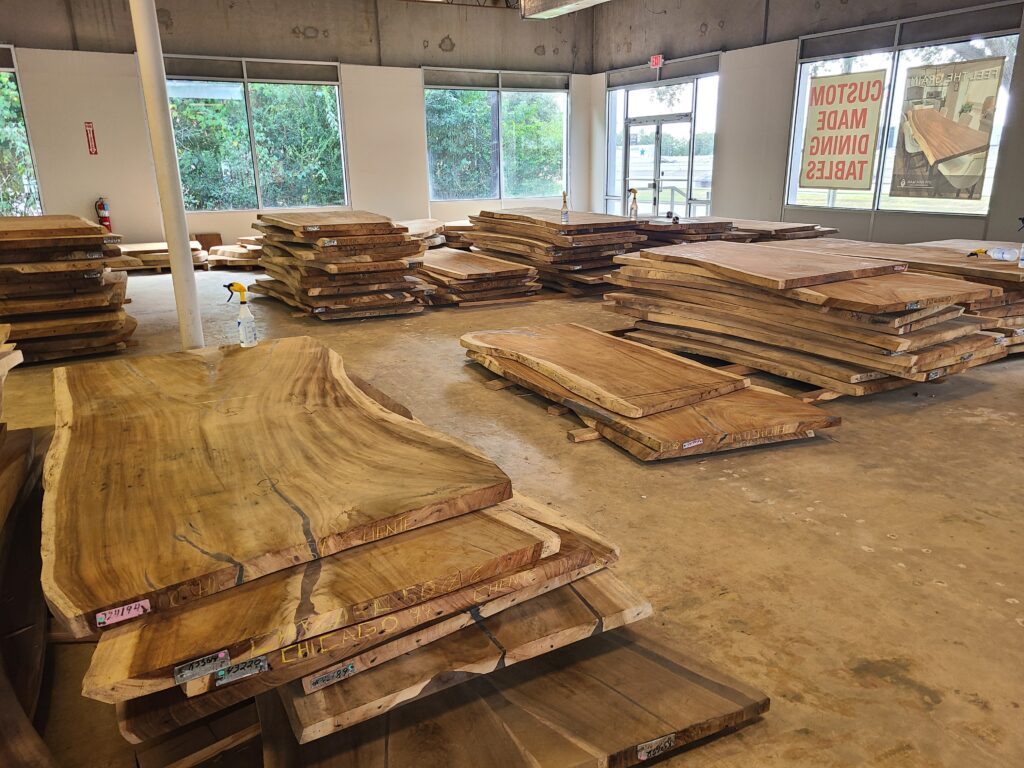 Live Edge Slabs of Houston