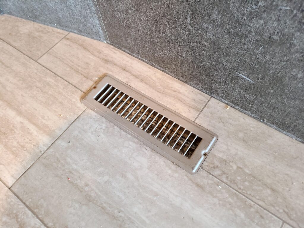 Old Basic Floor Registers that come with an RV.
