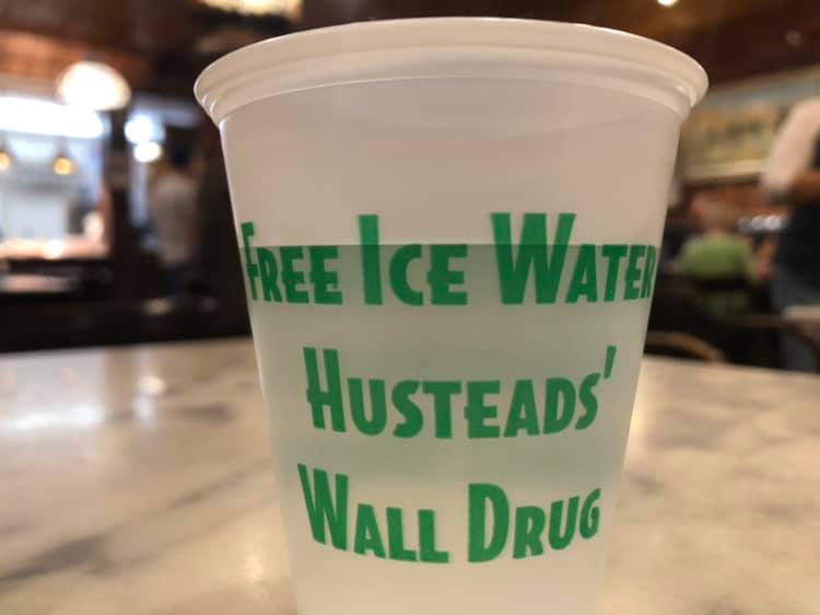 Free Ice Water at Wall Drug