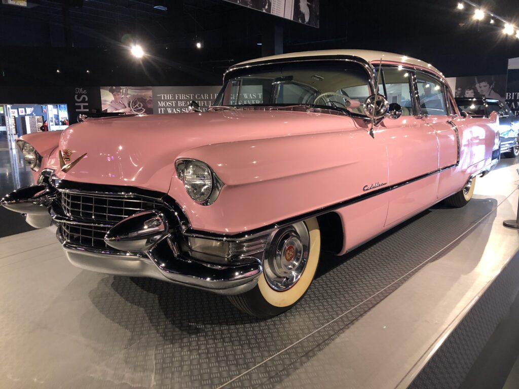 Elvis Presley’s pink Cadillac on display at Graceland car museum