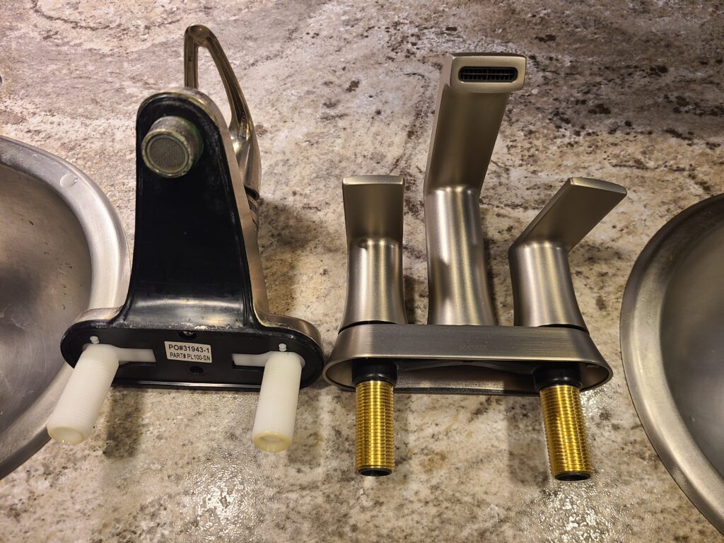 Old vs New Faucets