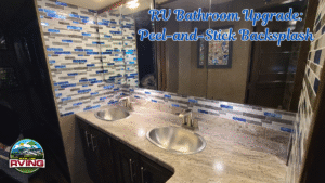 Peel-and-Stick Backsplash