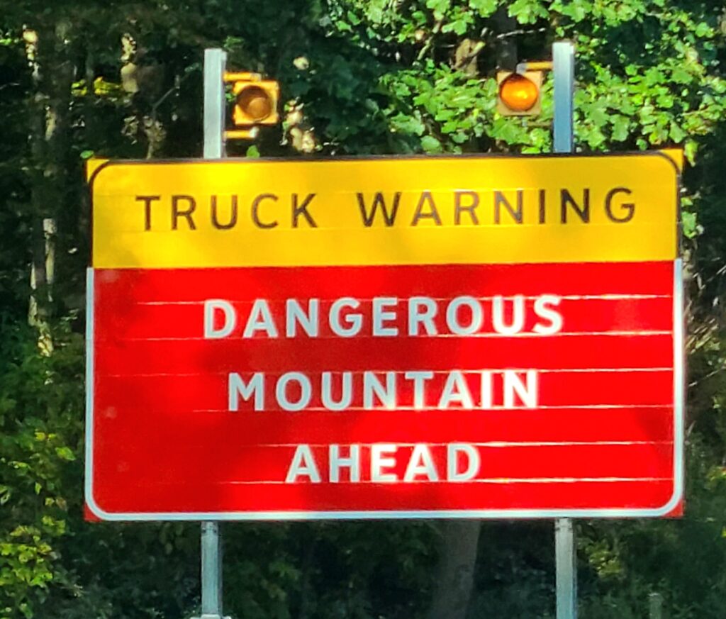 Steep Roads in an RV