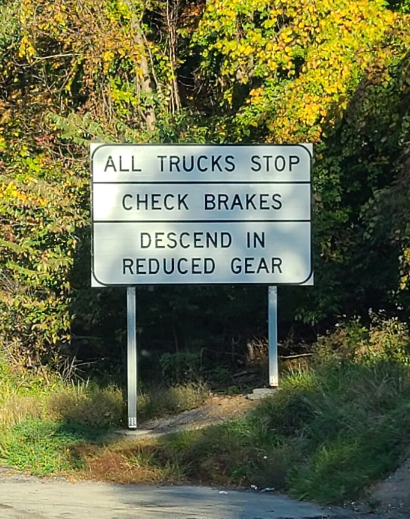 Steep Roads in an RV
