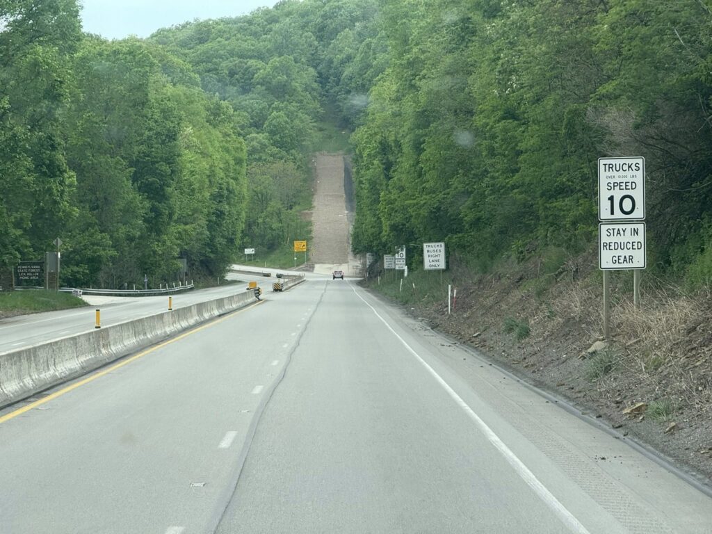 Steep Roads in an RV