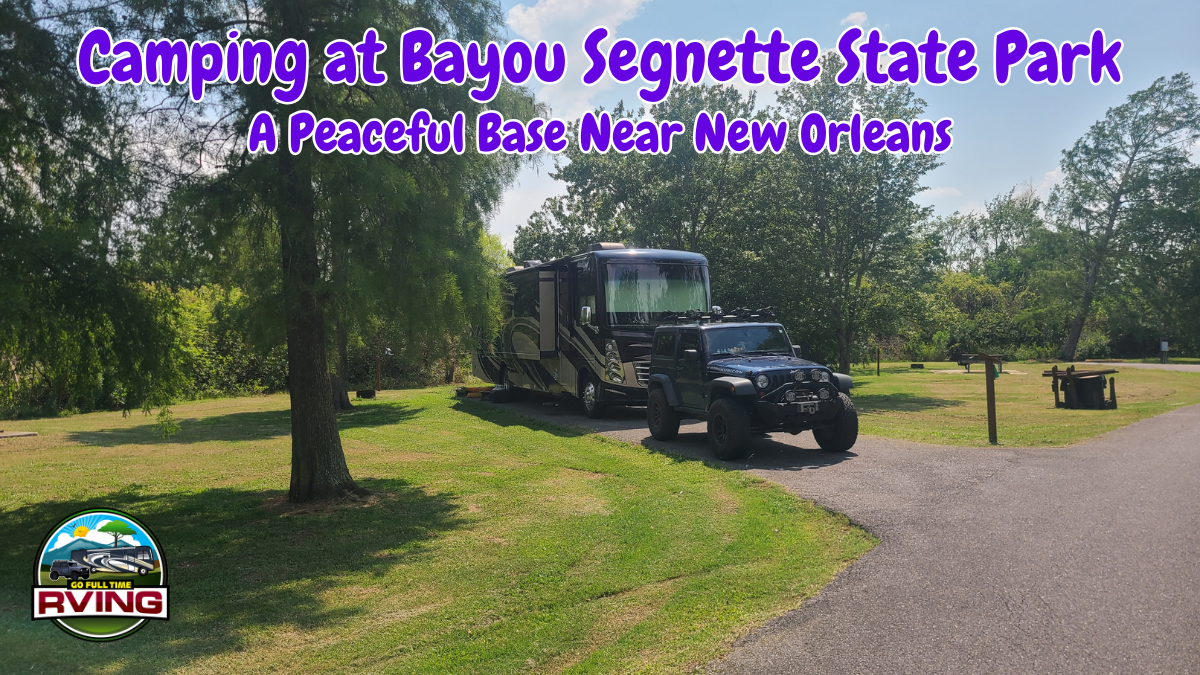 Camping at Bayou Segnette State Park