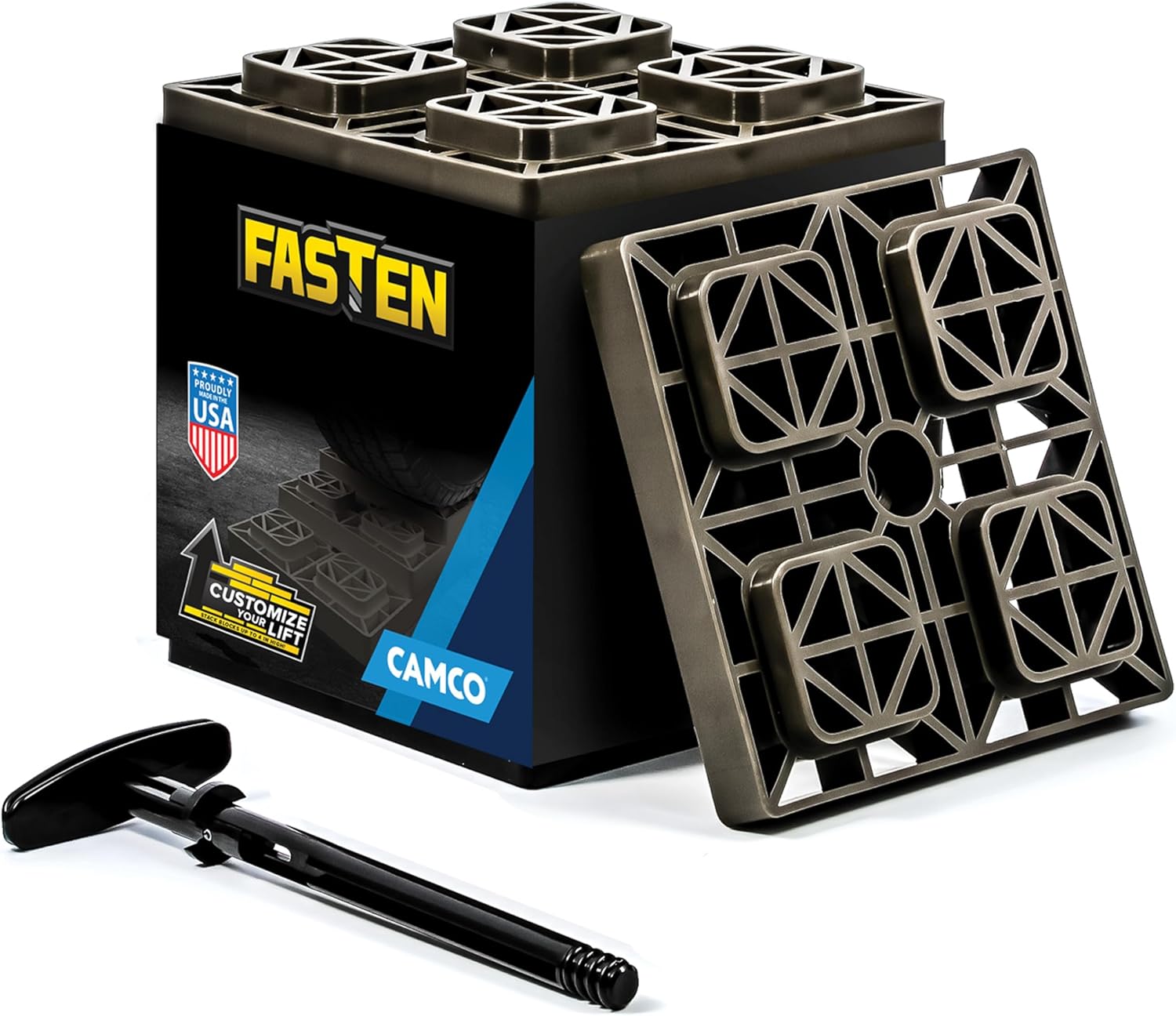 Camco Fasten RV leveling blocks 8.5 inch square