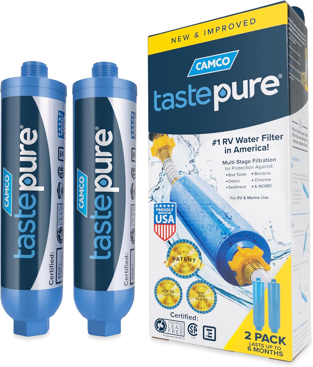 Camco Tastepure inline RV water filter
