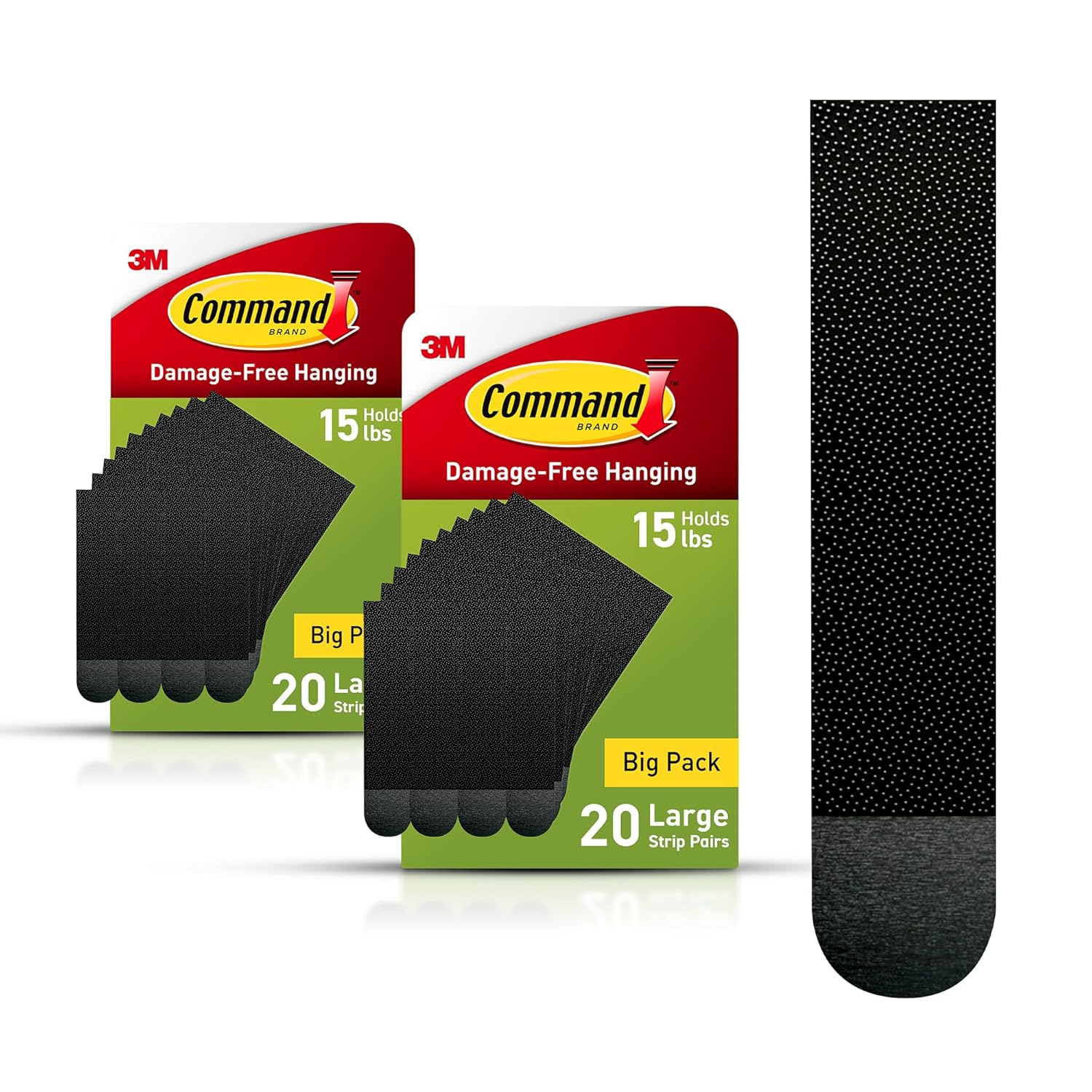 Command strips for hanging items in an RV without damaging walls