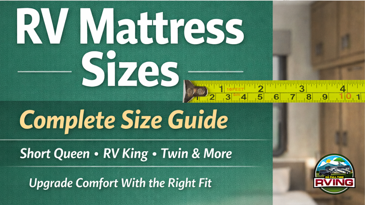 RV Mattress Sizes