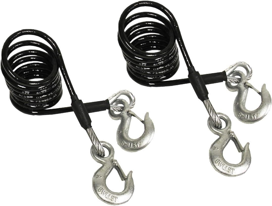 Blue Ox flat towing safety cables