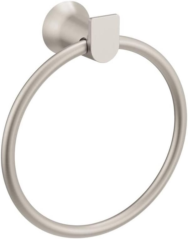 Moen Genta towel ring brushed nickel RV bathroom upgrade
