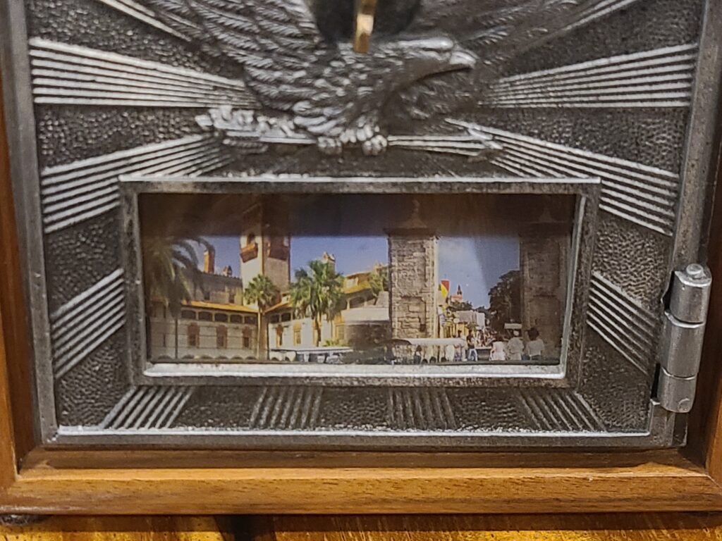 Antique Post Office Box Window