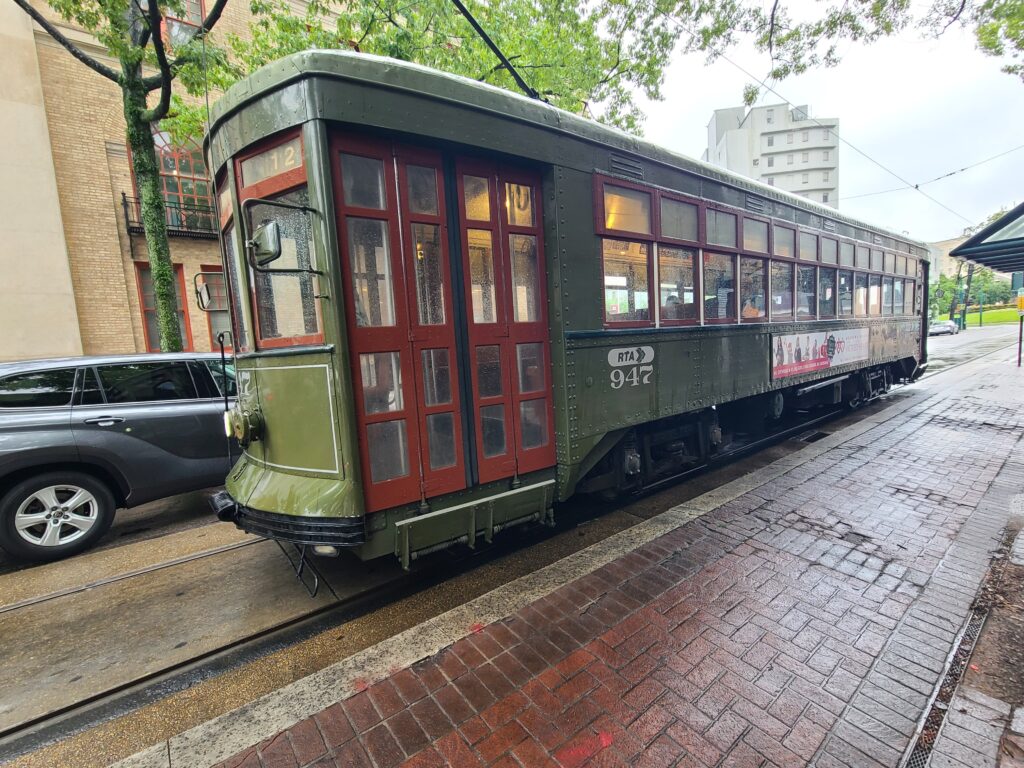 Steetcar on St. Charles Street