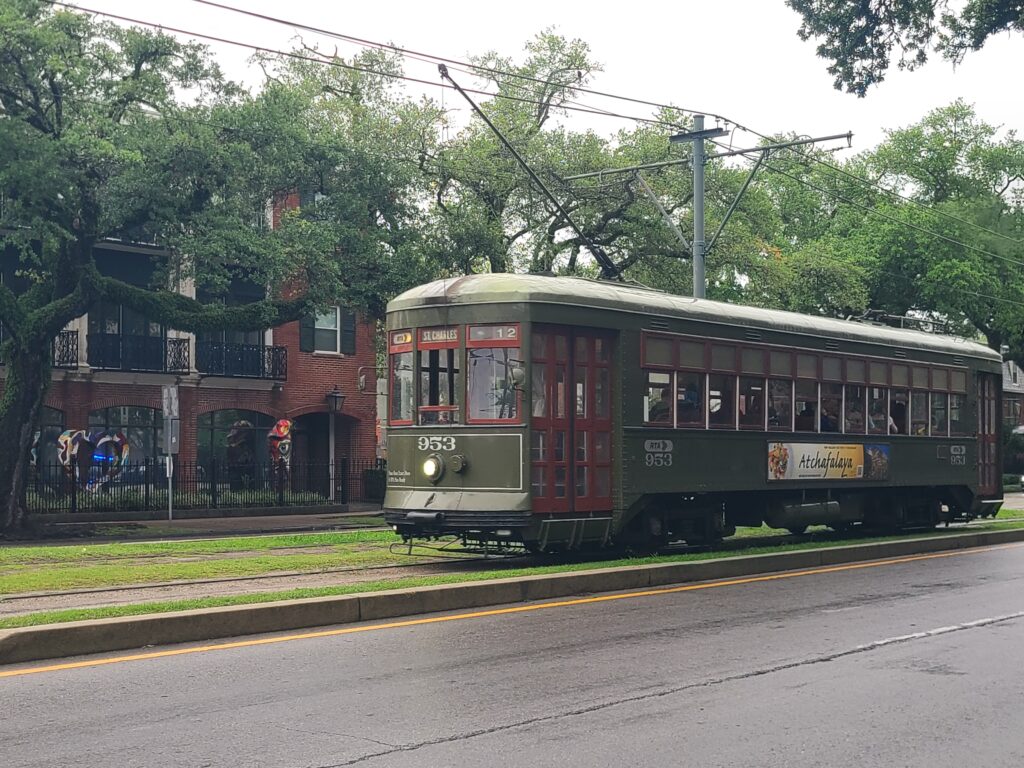 Streetcar on St. Charles Street