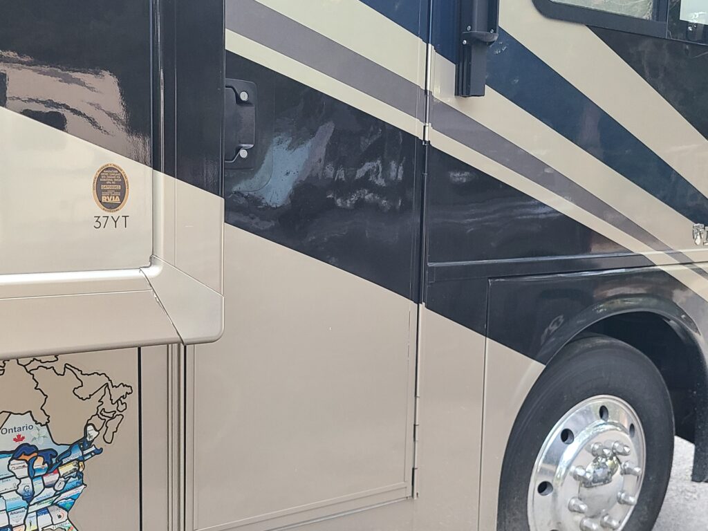 RVIA Decal on our motorhome