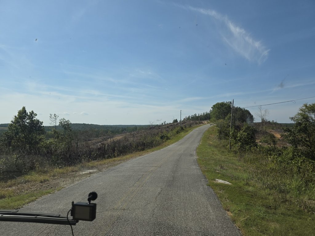 Coon Dog Cemetery Road. Not the most RV friendly road out there. 