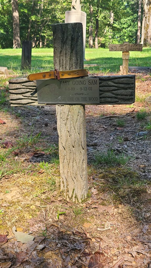 Coon Dog Cemetery grave markers