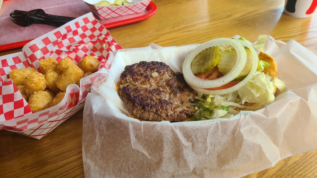 Pete's Onion Burger at Cammack Station