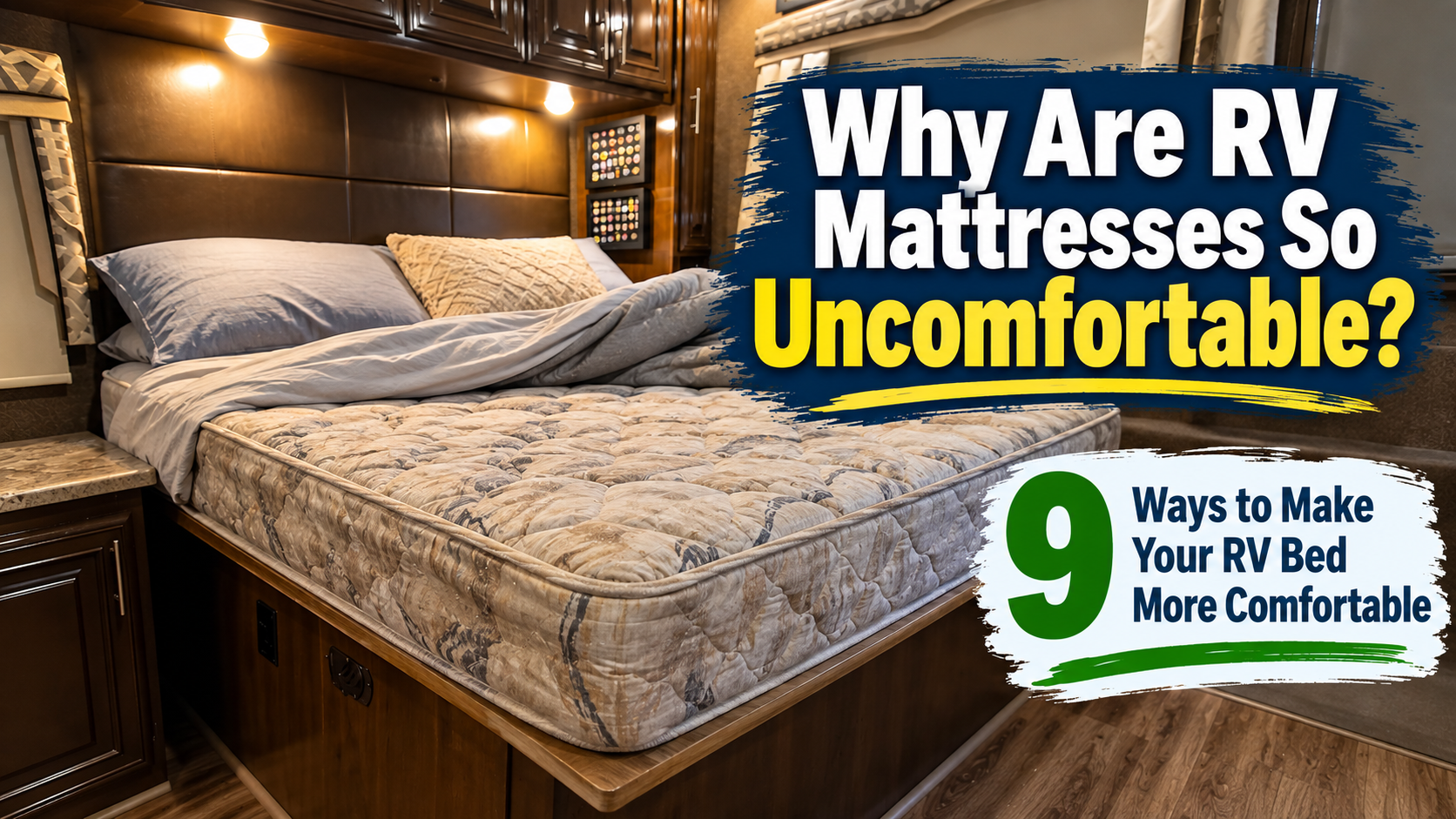 WHY ARE RV MATTRESSES SO UNCOMFORTABLE?